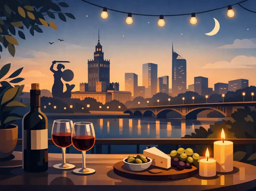 Miejsce na wieczór z winem w Warszawie