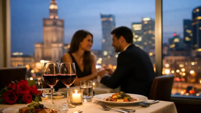 Restauracja na randkę w Warszawie centrum
