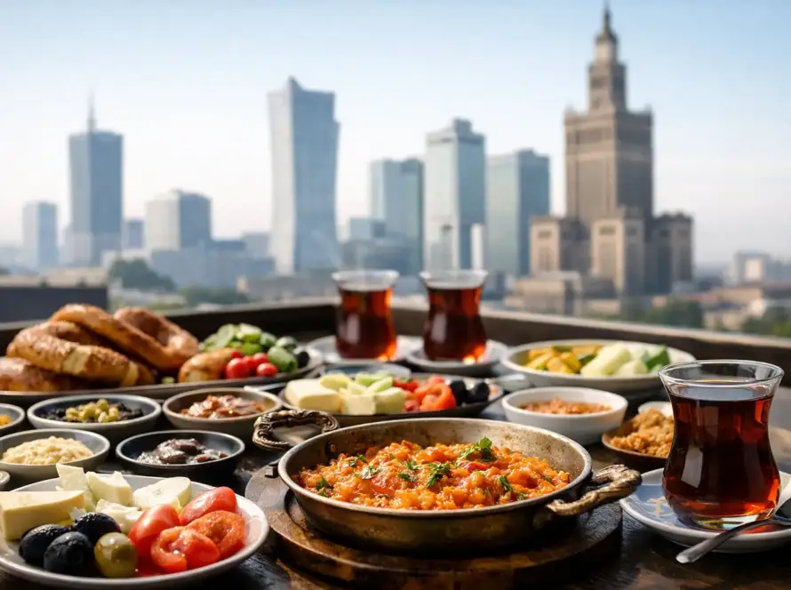 Śniadanie tureckie na weekend w Warszawie