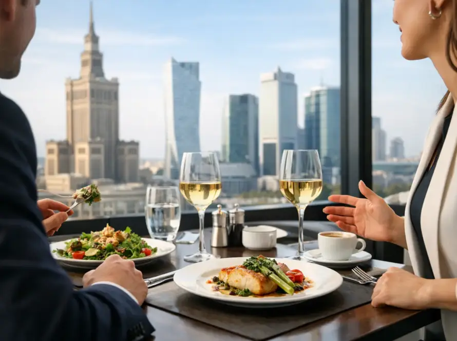 Lunch biznesowy w Warszawie centrum