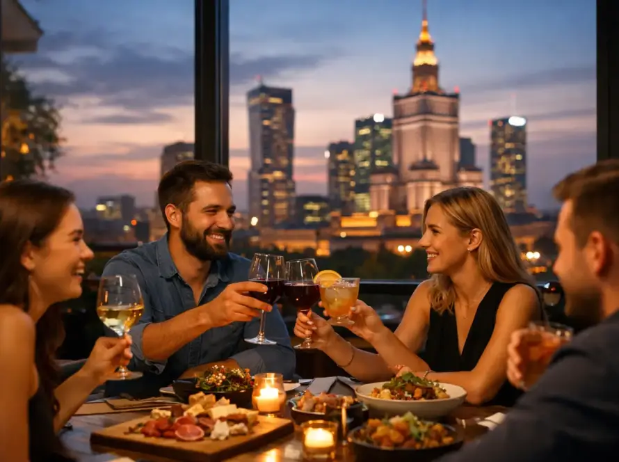 Restauracja na wieczór ze znajomymi w Warszawie