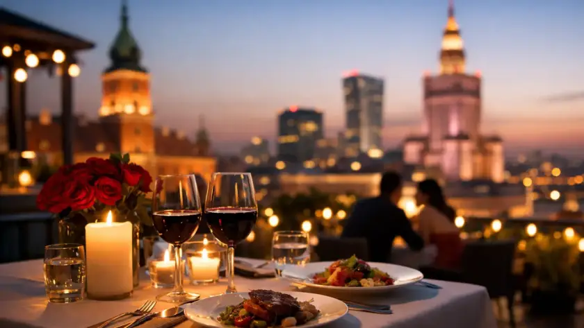 Romantic dinner Warsaw - gdzie liczy się klimat